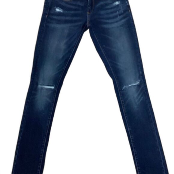 BlankNYC Jeans Women’s Size 25 Color Blue Skinny Classique Distressed Jeans - Picture 2 of 8